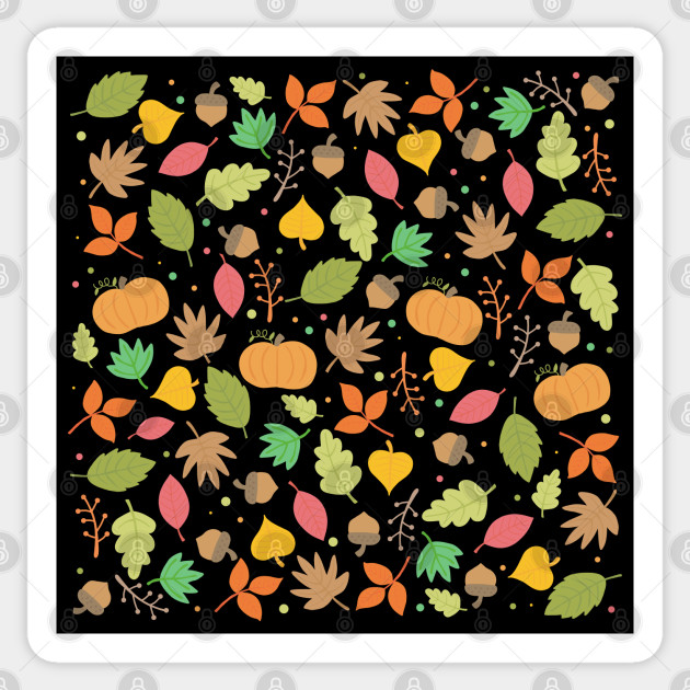 Thanksgiving Pattern - Thanksgiving - Sticker