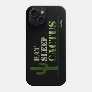 Eat Sleep Cactus Repeat Phone Case