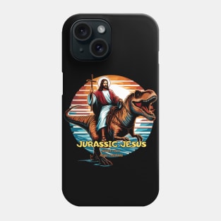 Jurassic jesus wishes you a merry christmas Phone Case