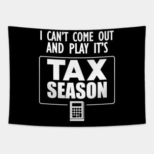 Accountant - I can't come out and play it's tax season Tapestry