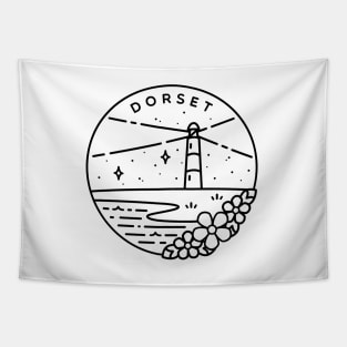 Dorset, South England Emblem - White Tapestry