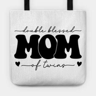 Double Blessed Mom Of Twins Tote