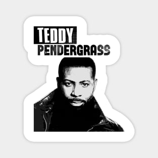 Teddy pendergrass // Style retro // Halftone Magnet