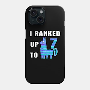 I Ranked Up To 7 Birthday Video Game Llama Phone Case