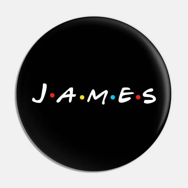 James Tshirt for Men Personalized Simple Gift with Name Pin by name-tshirt