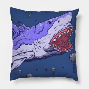 Submarine shark Pillow