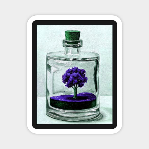 Symbolic tree of life potion decanter Magnet by LukjanovArt
