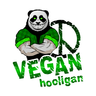 Vegan hooligan - Panda T-Shirt