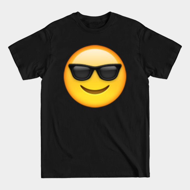 smiling face with sunglasses - Emoji - T-Shirt
