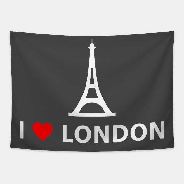 I love London Tapestry by JadeTees