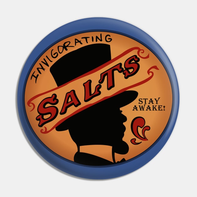 InVIGORating Salts Logo - Bioshock Infinite Pin by deancoledesign