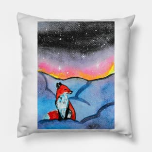 Winter Fox Pillow