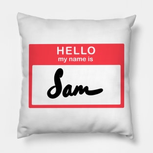 Hello, my name is Sam Pillow