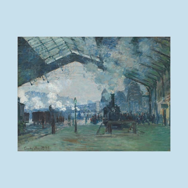 Arrival of the Normandy Train - Claude Monet by KargacinArt