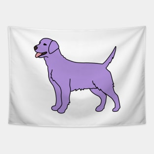 Purple Labrador Tapestry