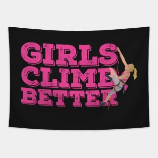 ROCK CLIMBING / HIKING: Girls Climb Better Tapestry