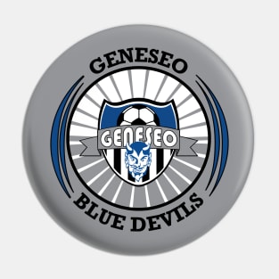 Geneseo Girls Soccer Crest Starburst Pin