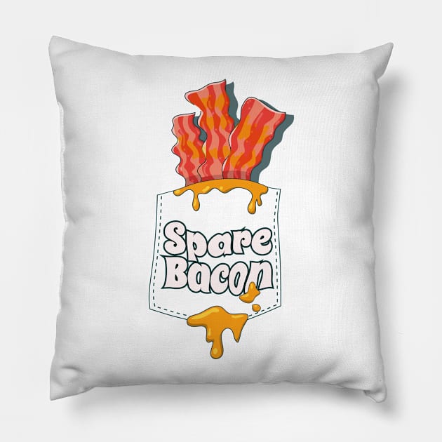 Spare Bacon Pillow by bluerockproducts