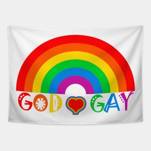 God Loves Gays Tapestry