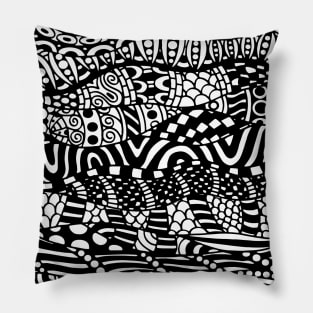 Abstract doodling Pillow