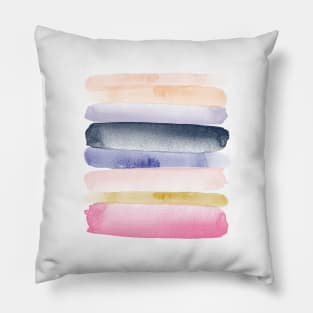 Brushstroke Ombre Abstract #watercolor Pillow