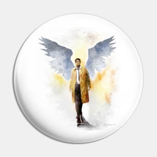 Castiel Light Version Pin