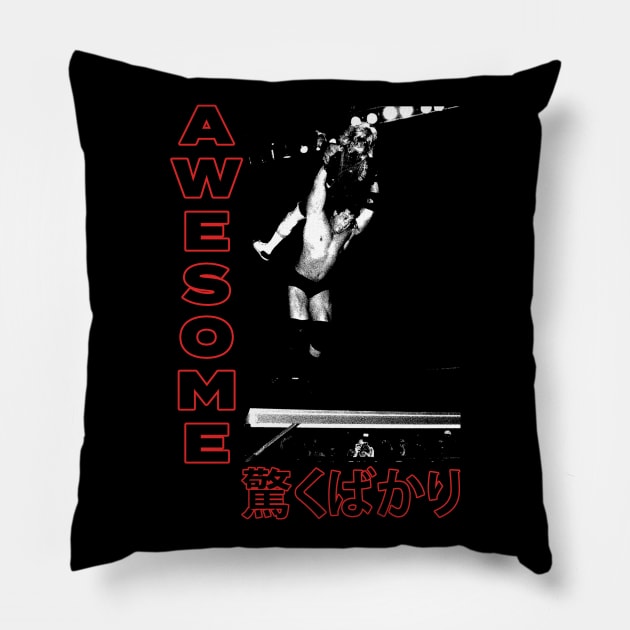 Mike Awesome Pillow by DJGV