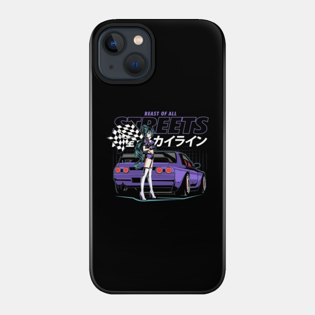 Streets girls - Initial D - Phone Case