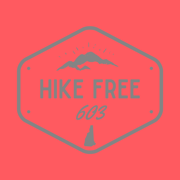 Hike Free 603 Badge by MagpieMoonUSA