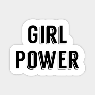 Girl power sticker Magnet