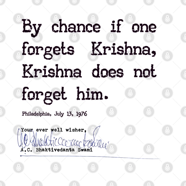 Krishna Does Not Forget by Total 8 Yoga