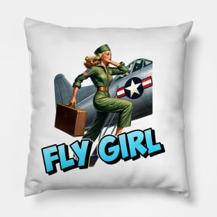 Fly Girl Pillow