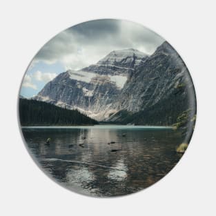 Jasper National Park Mountain Snowy Peak Photo V3 Pin