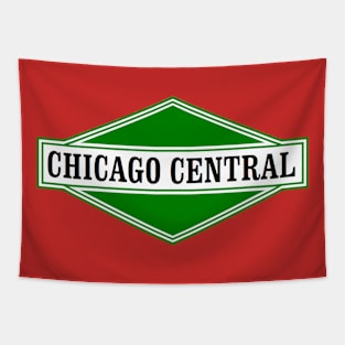 Chicago Central & Pacific Railroad Logo Tapestry