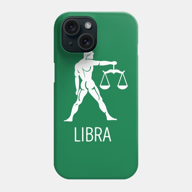 Astrological Zodiac Tee Shirts - Libra the Scales Phone Case by Nonstop Shirts