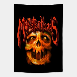 MonsterHeads ~ Possesed Scull. Tapestry