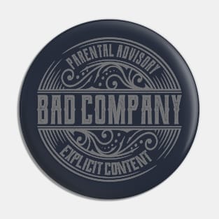 Bad Company Vintage Ornament Pin