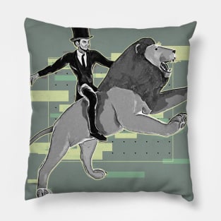 Lincoln X Lion v.2 Pillow