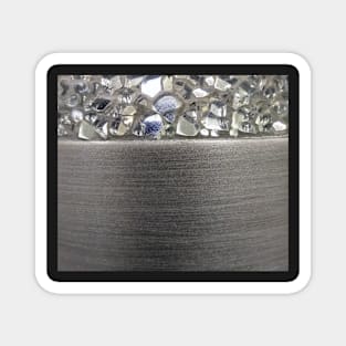 Photographic Image of Silver Sparkle and Shine Magnet