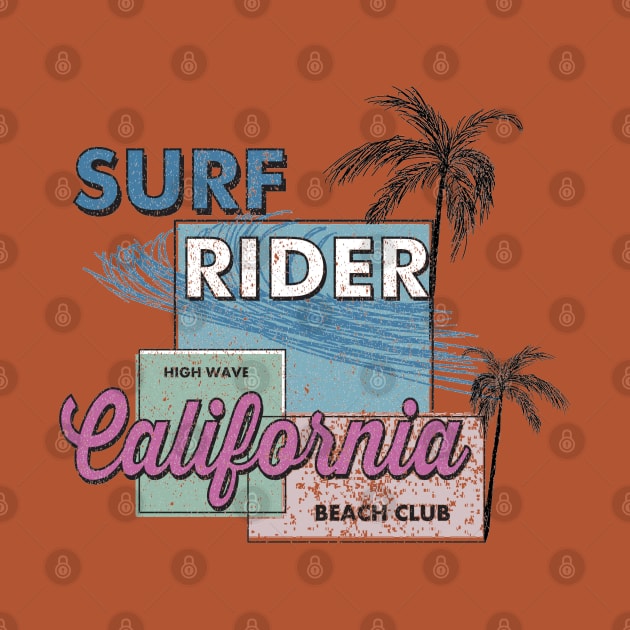 Vintage California Beach surf rider by SSSD