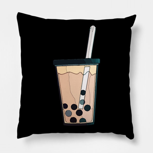 Bubble tea Pillow by Birdbox