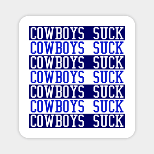 Cowboys Suck Magnet