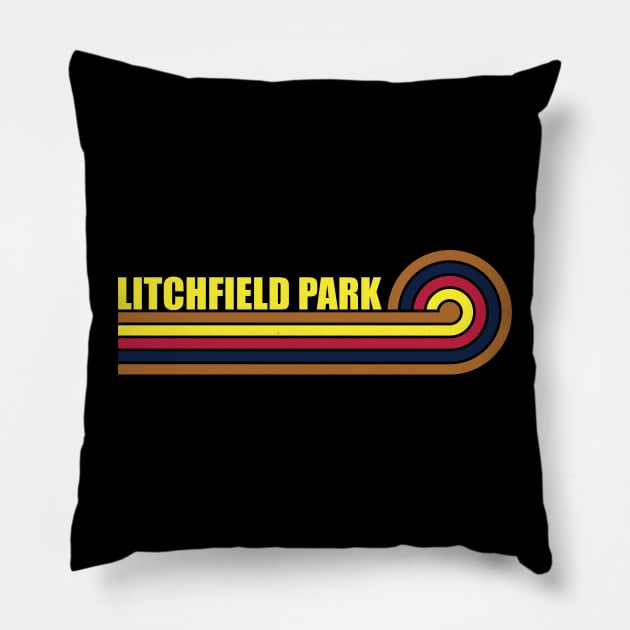 Litchfield Park Arizona horizontal sunset 2 Pillow by DPattonPD