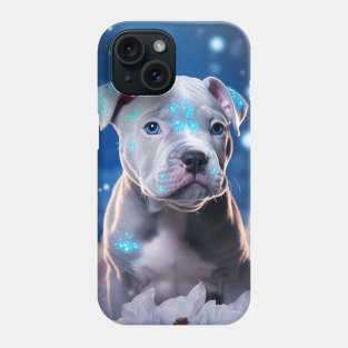 Jewelled Staffy Puppy Phone Case