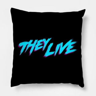 They Live Retro Cult Classic Horror Fan Design Pillow