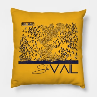 Oh Shit! Ski Vail Pillow