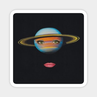 Saturn face Magnet