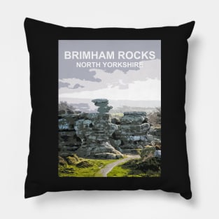 Brimham Rocks North Yorkshire England UK Pillow