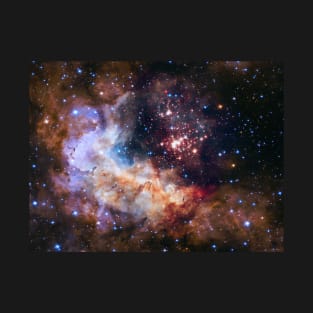 Hubble Celestial Fireworks Image of Star Cluster Westerlund 2 T-Shirt