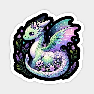 Lavender Wisp Drake Magnet